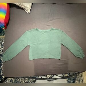 lululemon athletica Sage Green Crew Neck Sweater